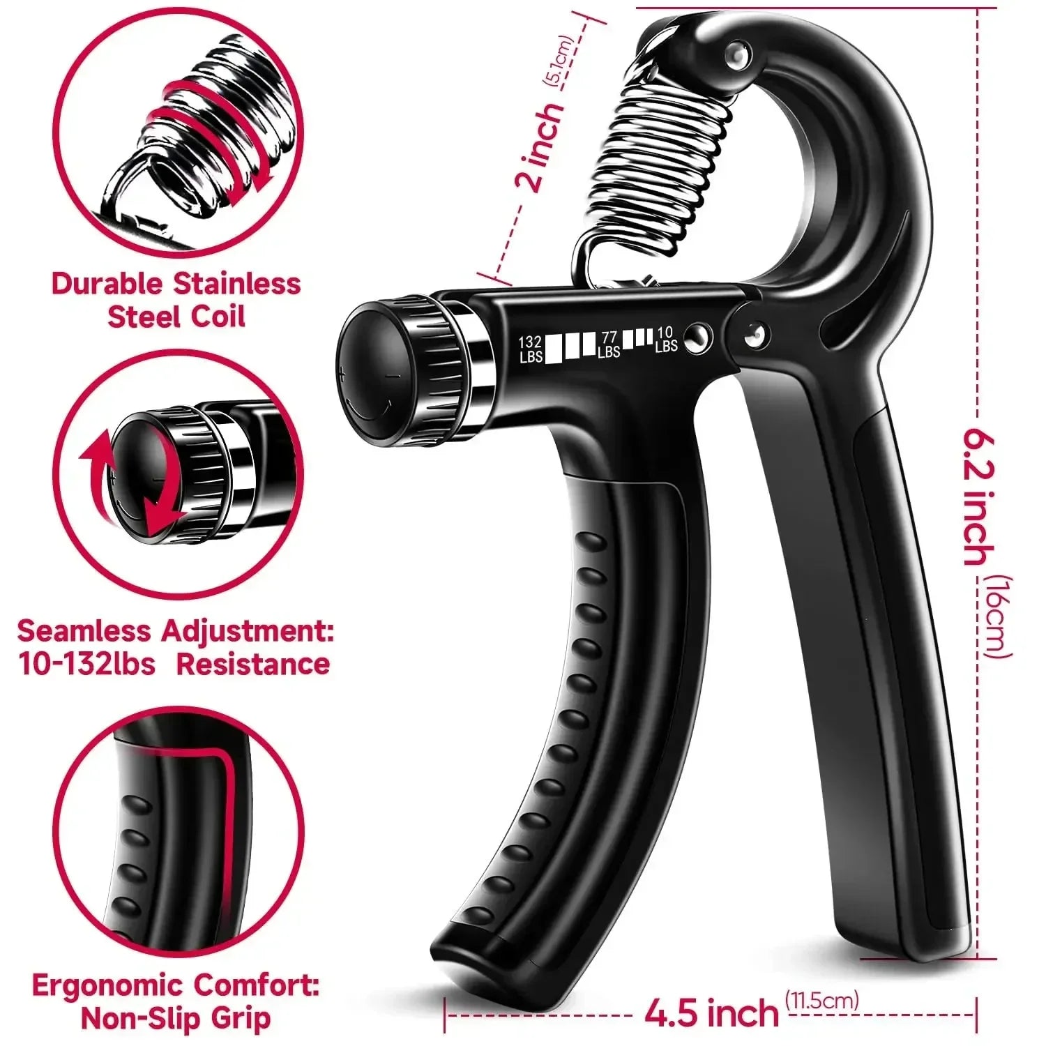 Adjustable Heavy Hand Gripper